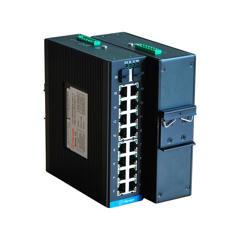 DIN-RAIL L2 Managed 2-Port 1000M Fx + 8-Port 1000M Fx PoE Industrial Switch