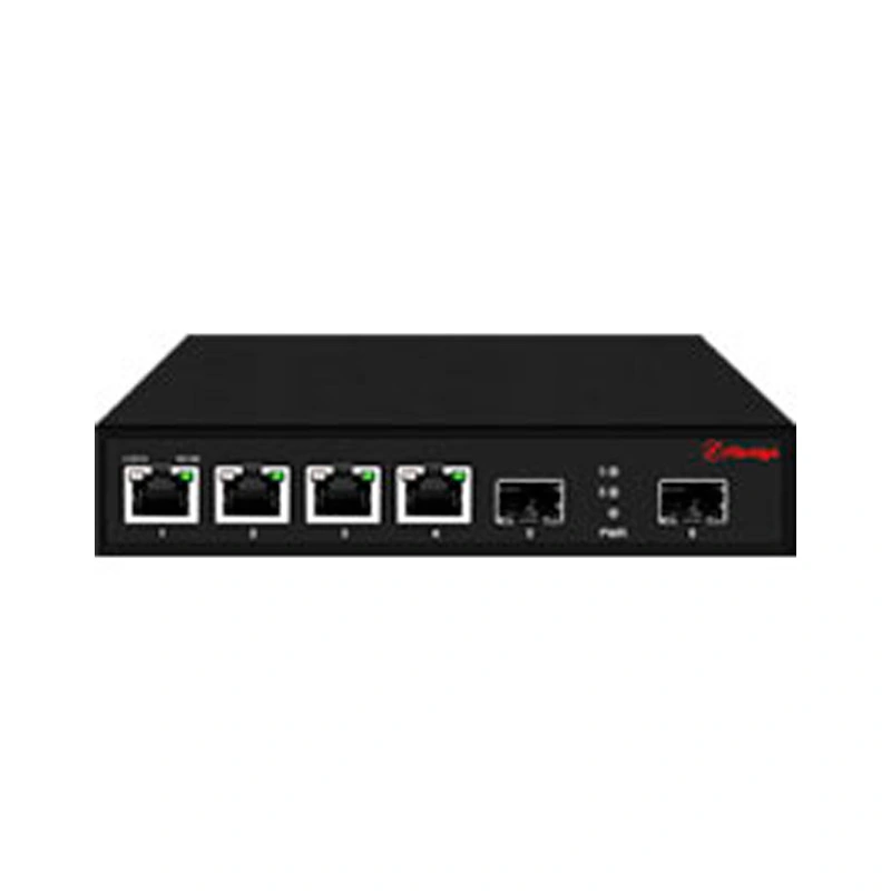 2-Port 1000M SFP + 4-Port 1000M Tx Managed Switch