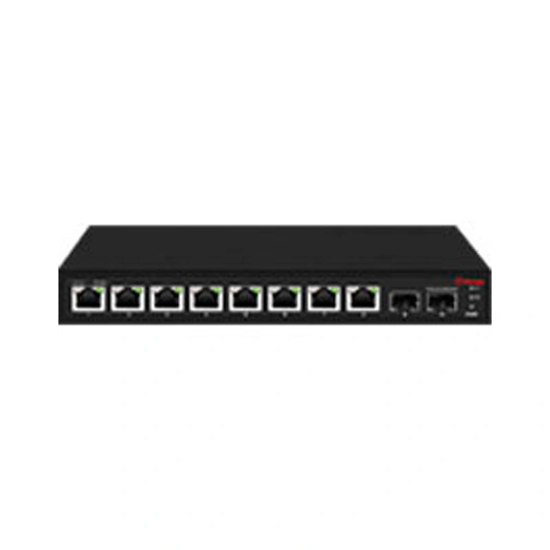 2-Port 1000M SFP + 8-Port 1000M Tx Managed Switch