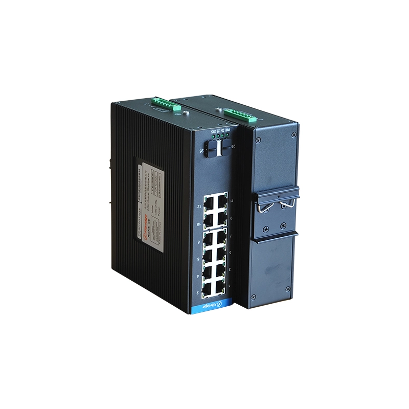 DIN-RAIL L2 L3 Managed Industrial Switch PoE