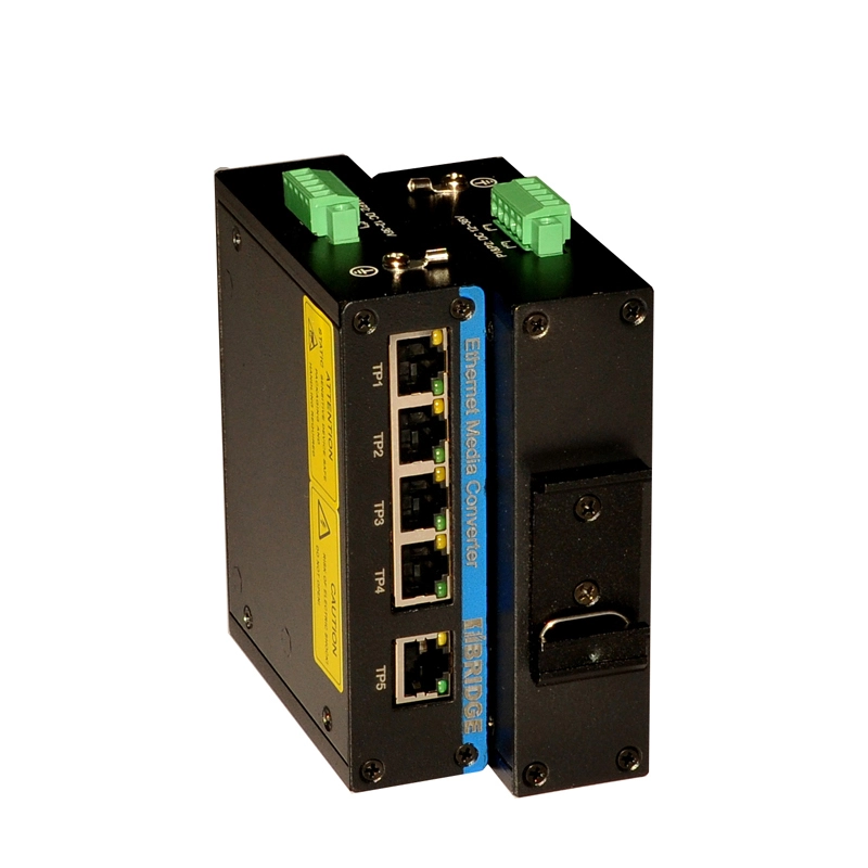 F6-5800-5T DIN-Rail Industrial Unmanaged 5 100M Ethernet Switch