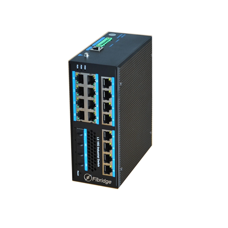 F6-M16T4XT L3 10G Managed Industrial 4 10G OPT and 16 Giga Ethernet Switch