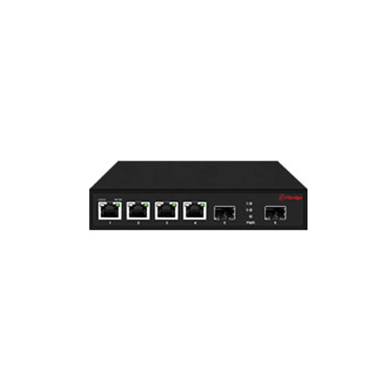 2-Port 1000M SFP + 4-Port 1000M Tx Unmanaged Switch