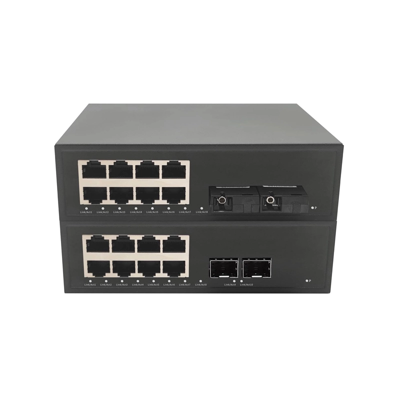 2-Port 1000M SFP + 8-Port 1000M Tx Unmanaged Switch