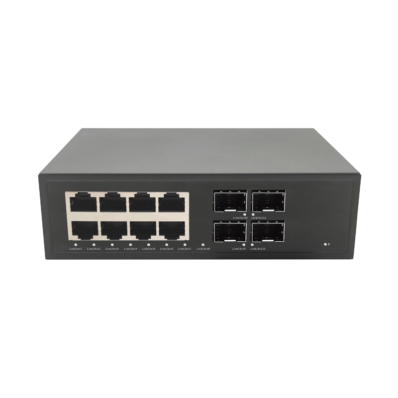 Managed 4-Port 10G SFP + 8-Port 1G Electrical PoE Switch F6C-5800-M8GT4XS