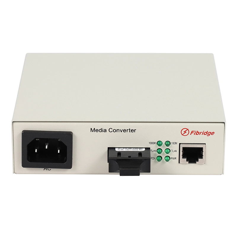 1-Port 1000M Fx + 1-Port 1000M Tx Media Converter