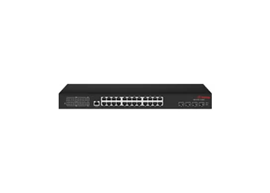 24 1000Base-Tx PoE and 4 1000Base-Fx Switch